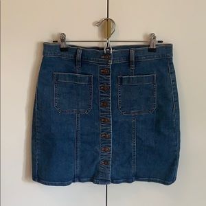 J. Crew Factory Denim Skirt